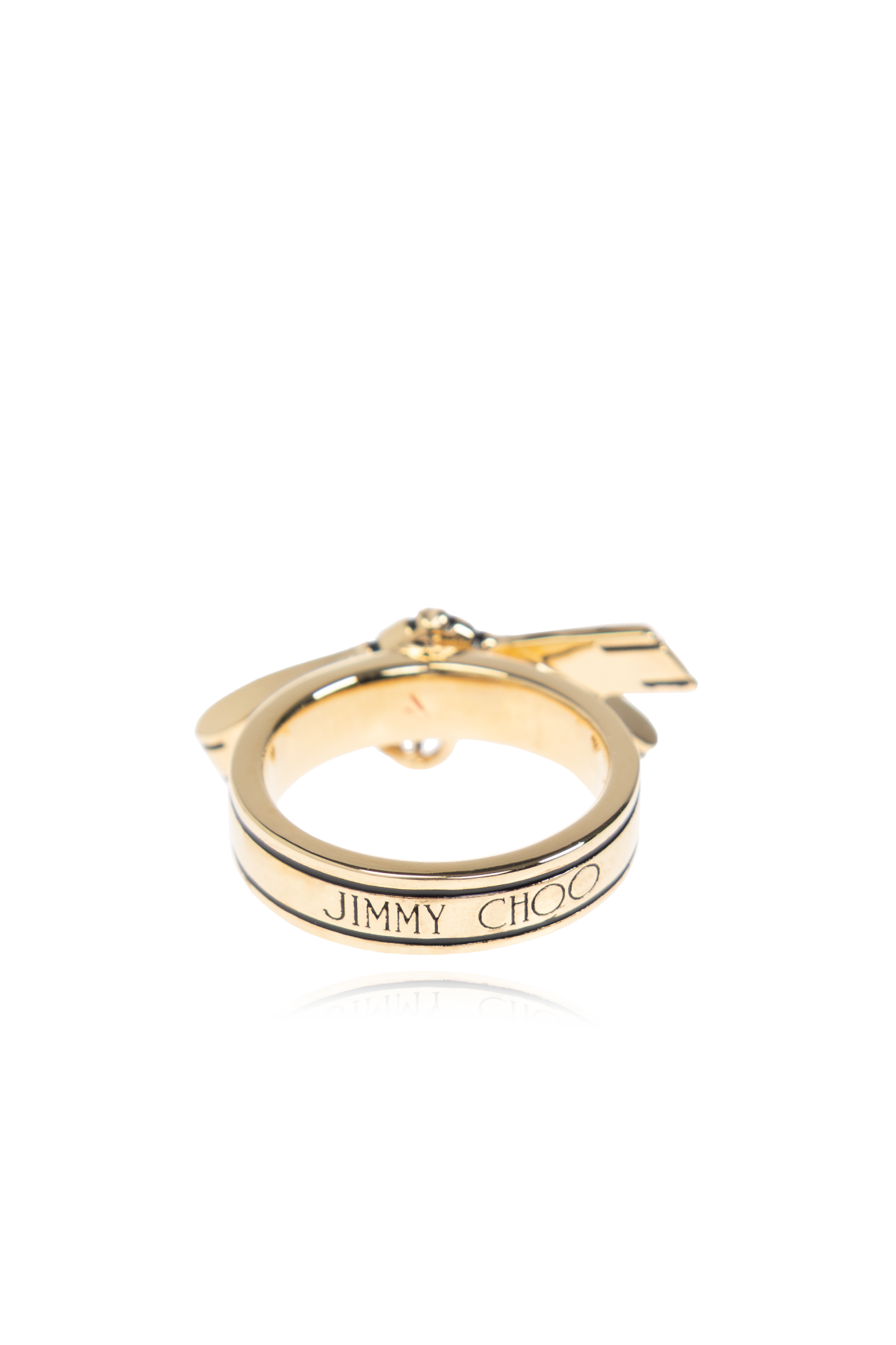 Gold Ring with an app Jimmy Choo - Vitkac AS